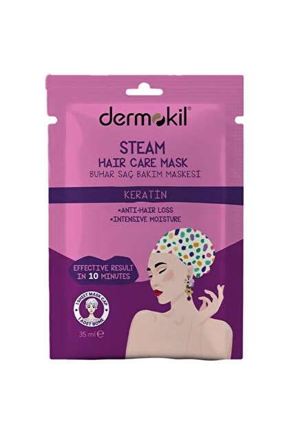 Dermokil 35 ml Keratin Buhar Saç Bakım Maskesi
