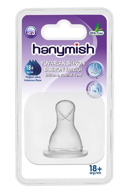 HANYMISH SİLİKON BİBERON EMZİĞİ NO:1 (460)