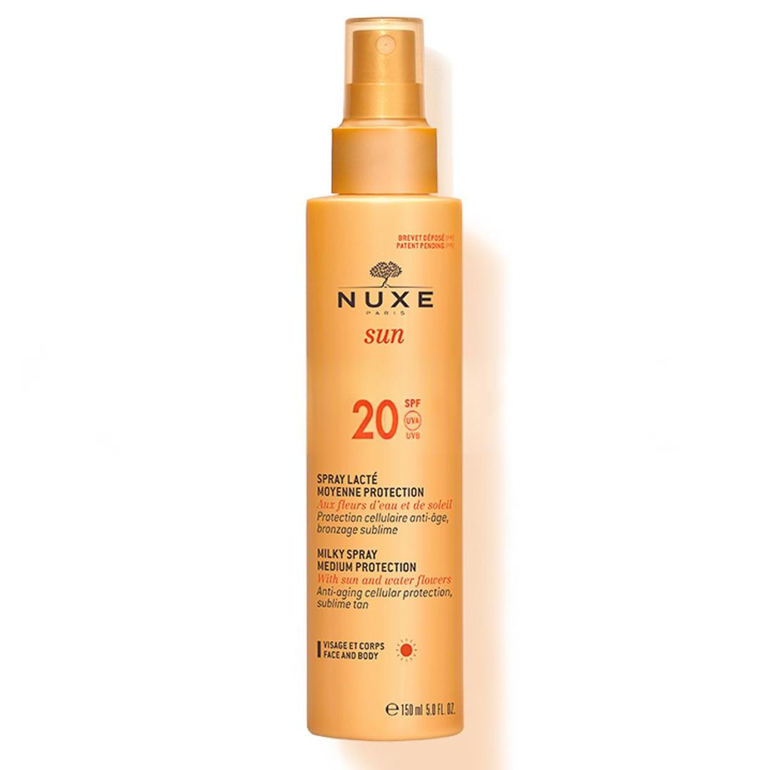 Nuxe Spray Lacte Güneş Koruyucu Yüz ve Vücut Sütü SPF20 150 ml