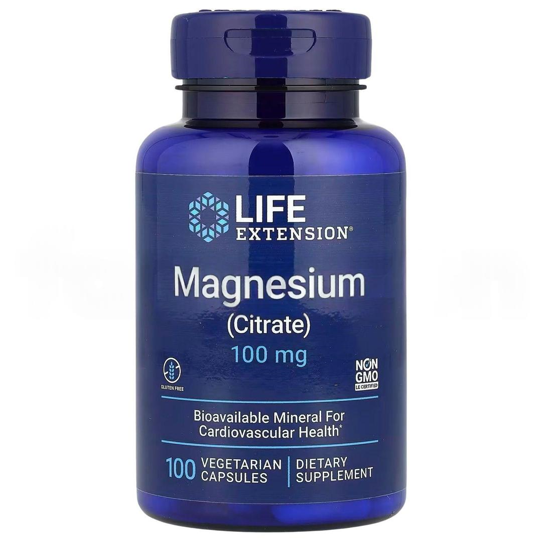 Life Extension Magnesium Citrate 100 mg 100 Kapsül - İthal