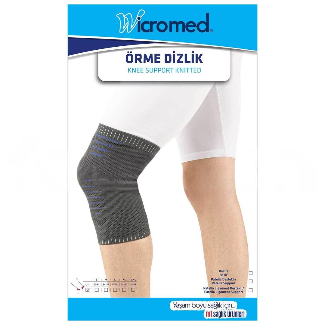 Wicromed Ligament Destekli Örme Dizlik Small
