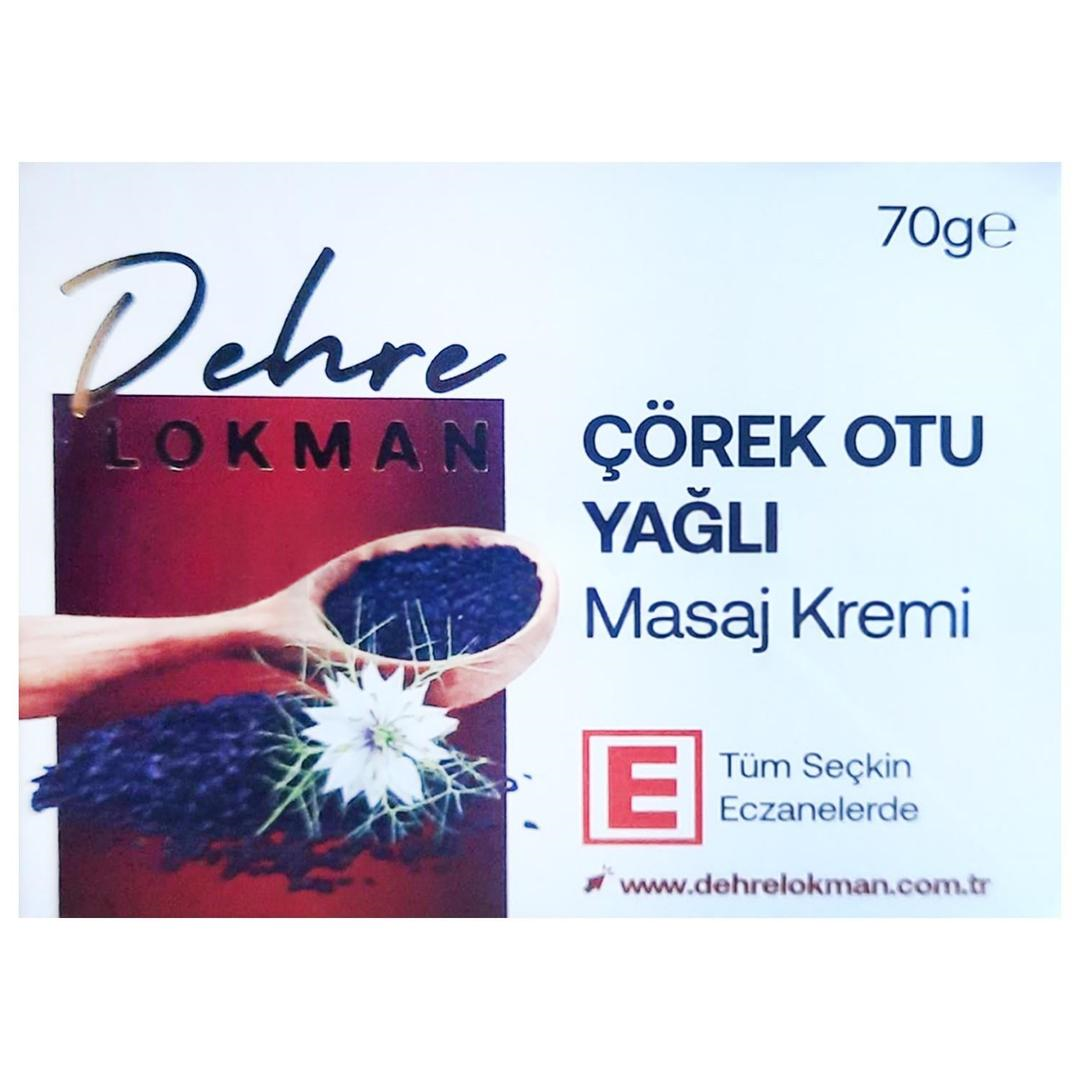 Dehre Lokman Çörek Otu Yağlı Masaj Kremi 80 gr