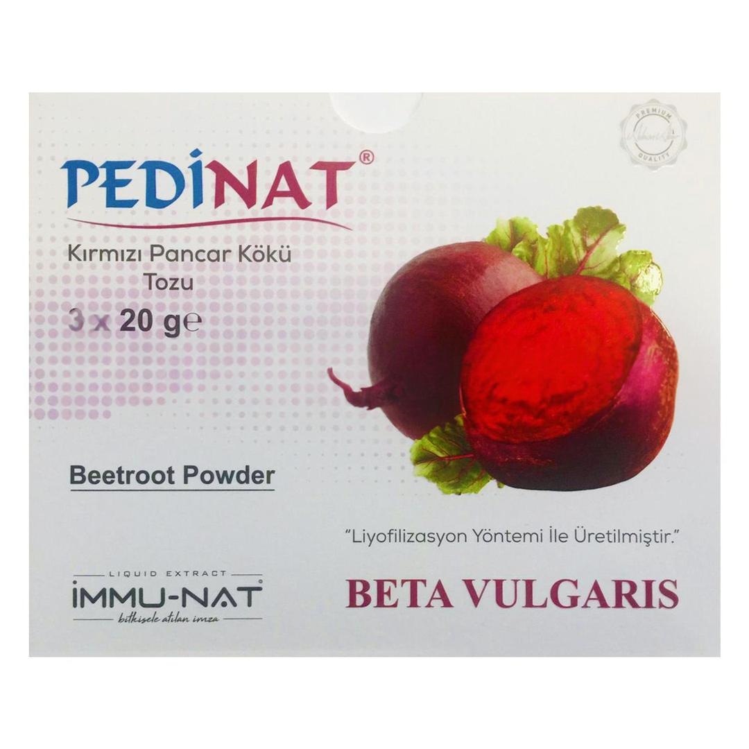 Immunat Pedinat Kırmızı Pancar Tozu 3 x 20 gr