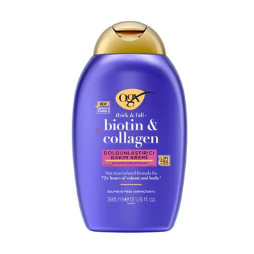 OGX Biotin Collagen 385 ML Dolgunlaştırıcı Saç Bakım Kremi