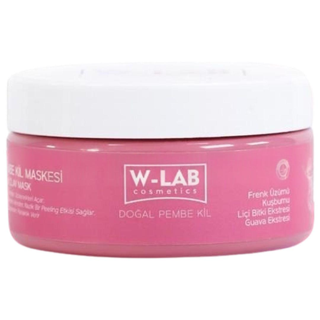 W-Lab Kozmetik Arındırıcı Antioksidan Pembe Kil Maskesi 250 ml