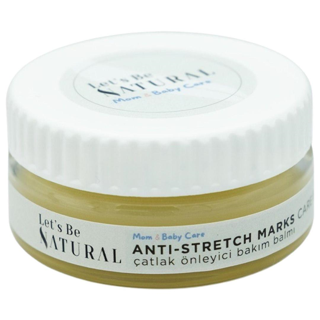 Let's Be Natural Çatlak Önleyici Bakım Balmı %100 Doğal Tüm Cilt Çatlakları İçin Hamilelik Er 50 ml