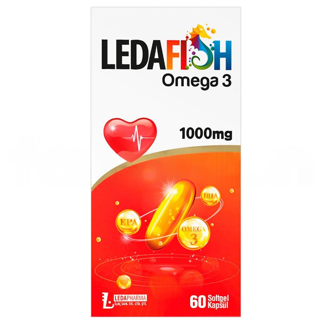 Ledafish Omega-3 1000 mg 60 Softgel