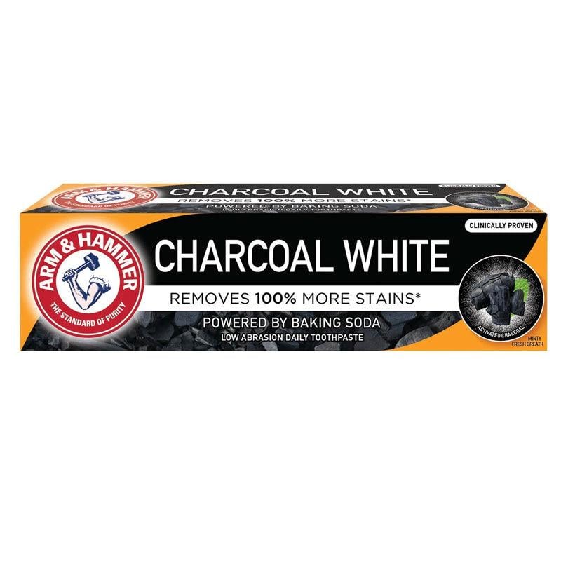 Arm & Hammer Charcoal White Beyazlatıcı Florürlü Diş Macunu 75 ml