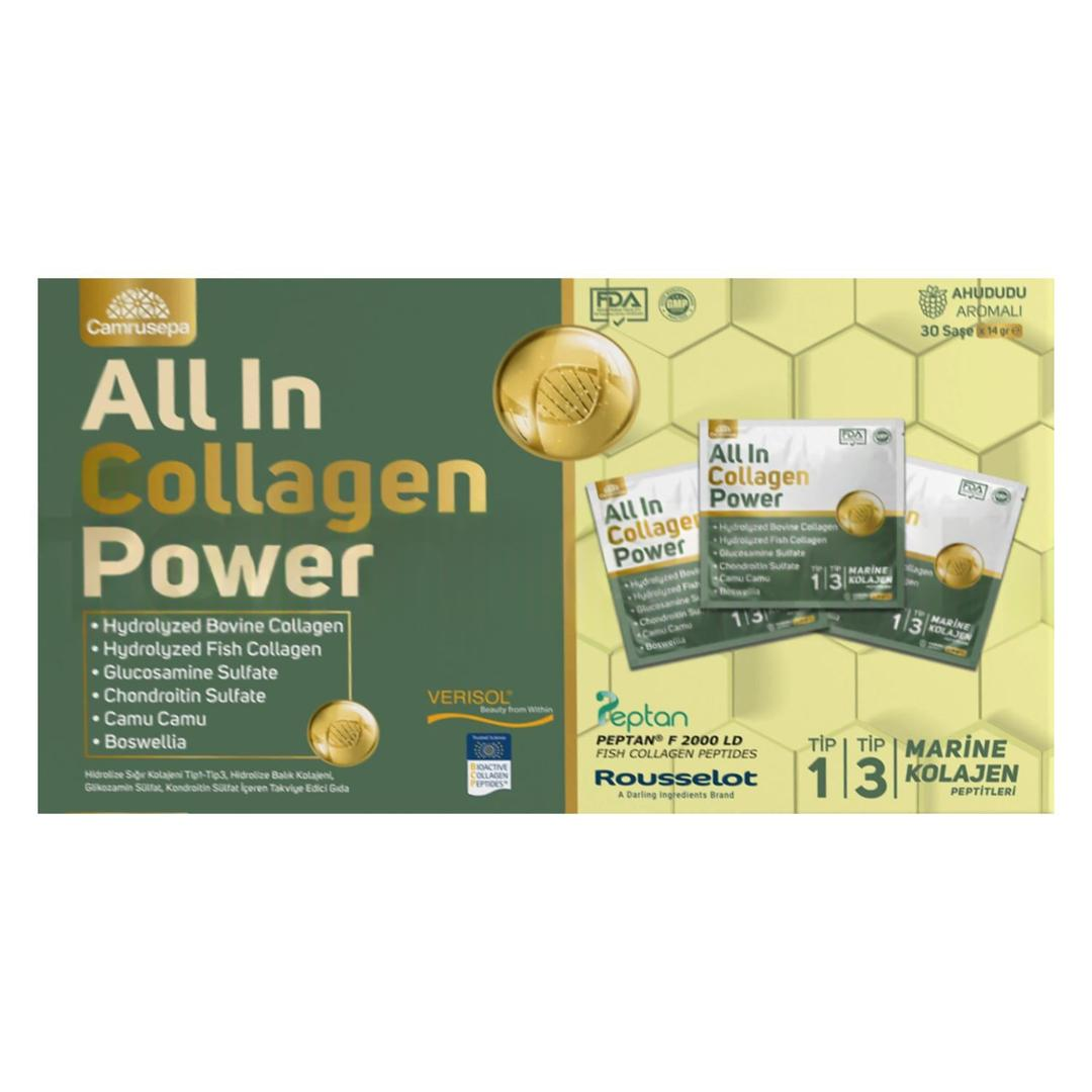 Camrusepa All In Collagen Power Tip 1-3 30 Saşe