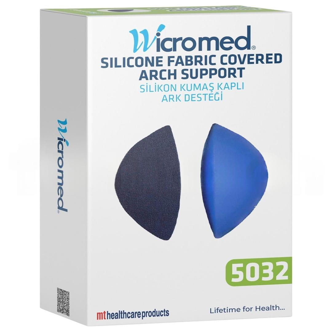 Wicromed Silikon Ark Desteği Yapışkanlı Kumaş Kaplı 5032 Medium
