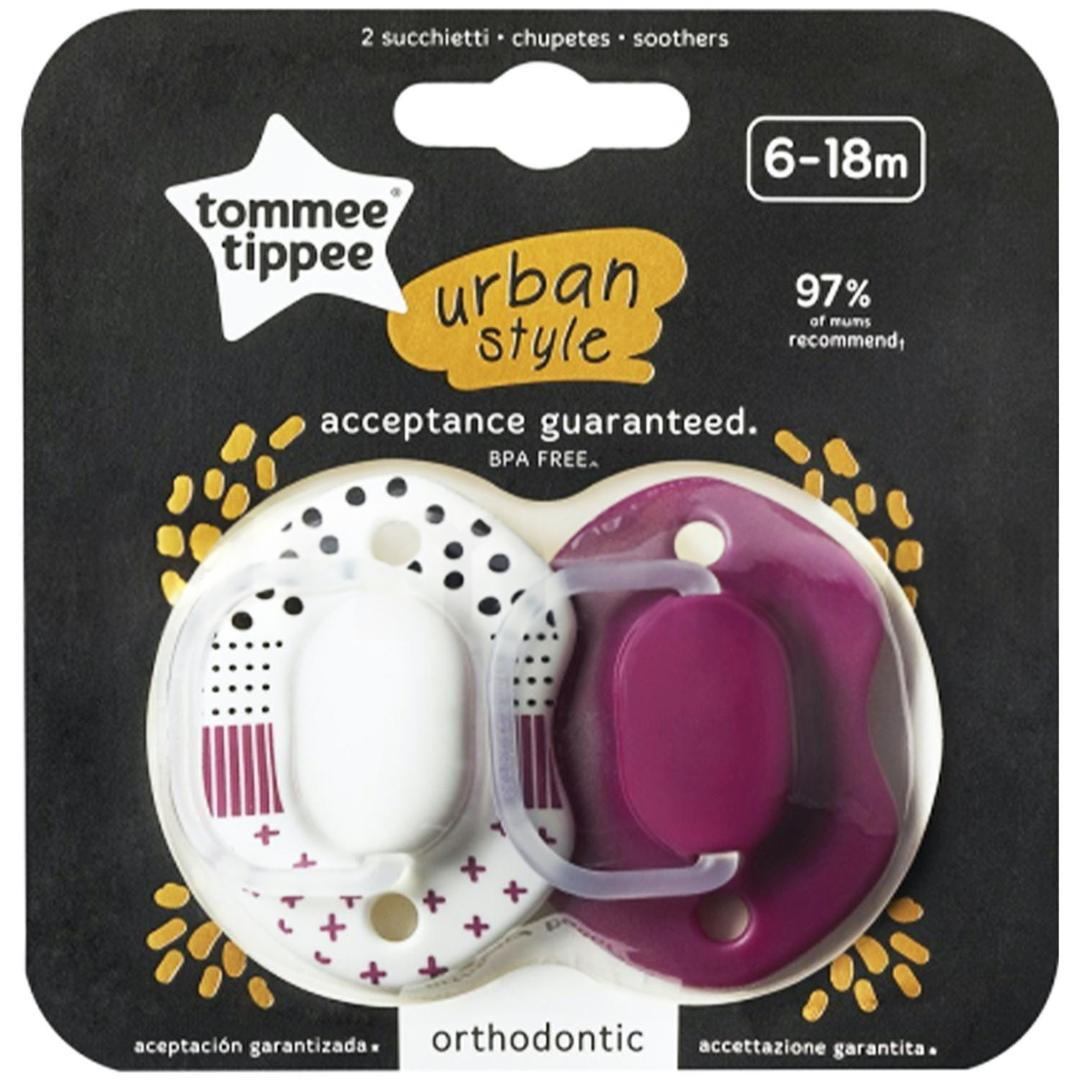 Tommee Tippee Urban Style 6-18 Ay Emzik Pembe