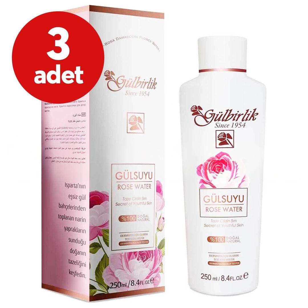 Rosense Gülbirlik Gül Suyu 250 ml - 3 Adet
