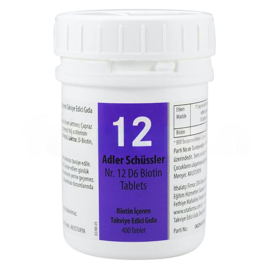 Adler Schüssler No: 12 Tablets