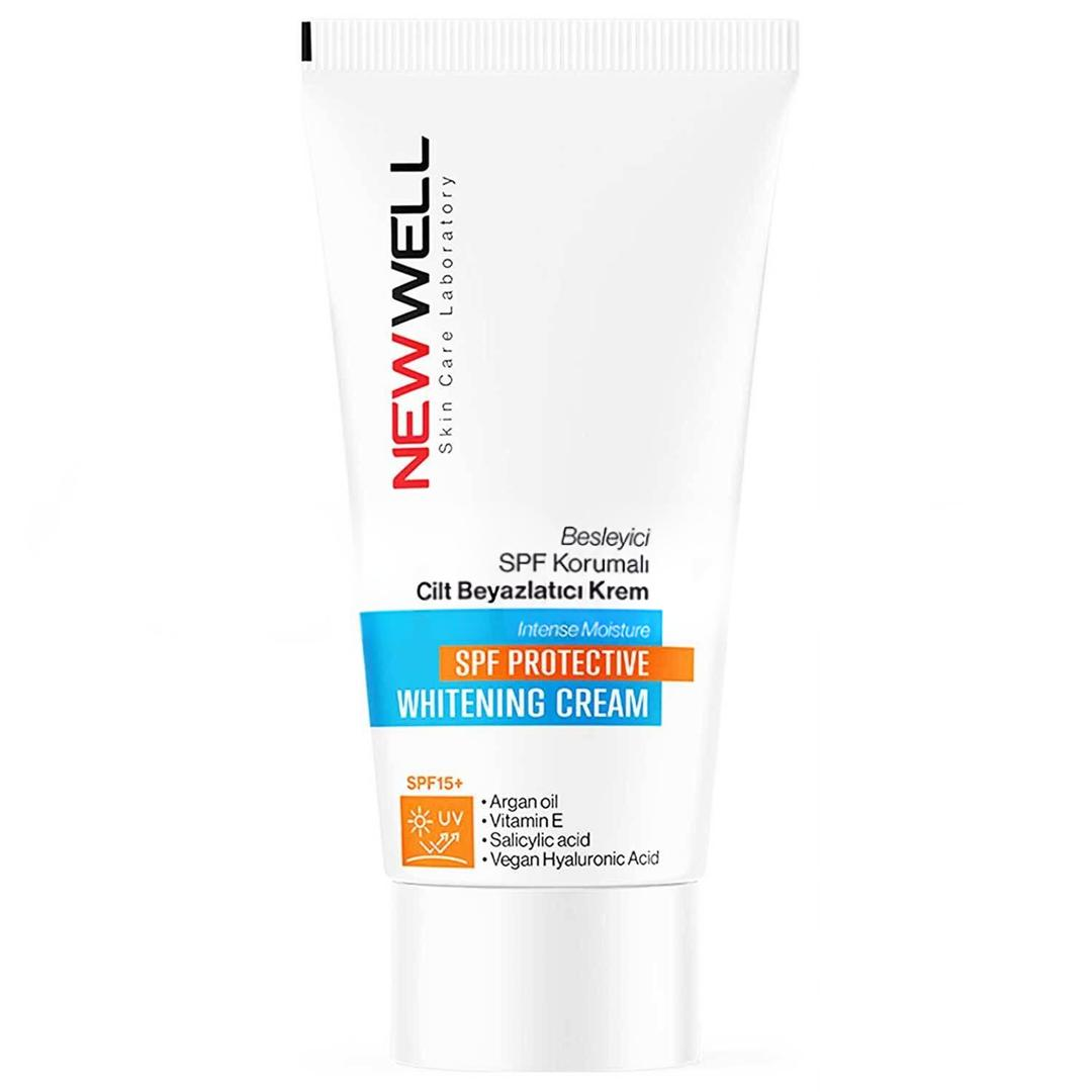 New Well Besleyici Cilt Beyazlatıcı Krem SPF15 50 ml