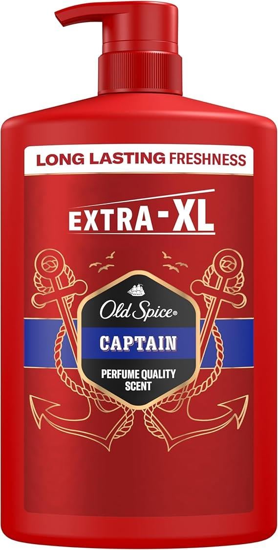 Old Spice 1000 ml Captain Erkekler İçin Duş Jeli ve Şampuan