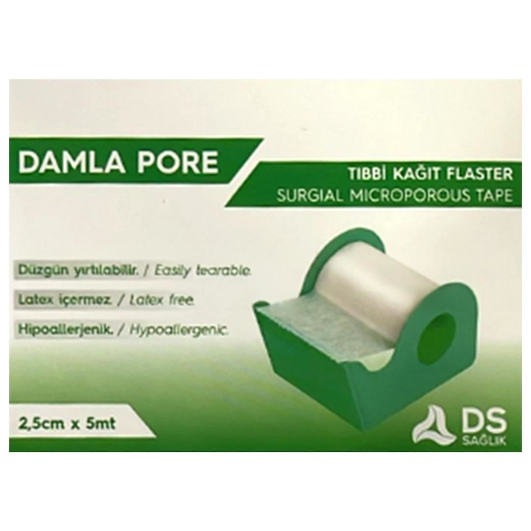 Damla Sağlık Pore Tıbbi Kağıt Flaster 5 m x 2.5 cm