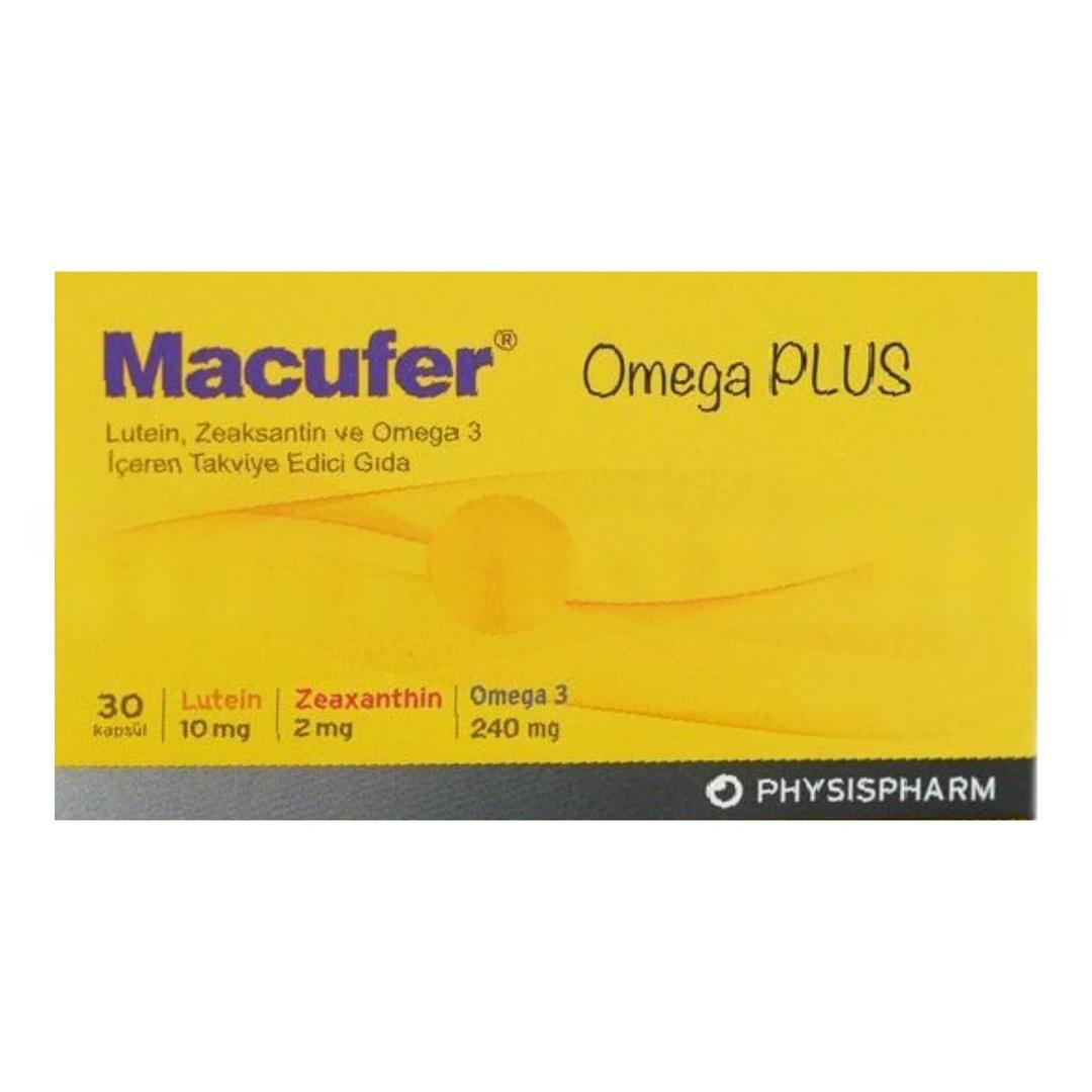 Macufer Omega Plus 30 Kapsül