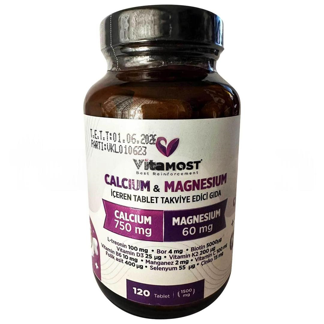 Vitamost Calcium & Magnesium 1500 mg 120 Tablet