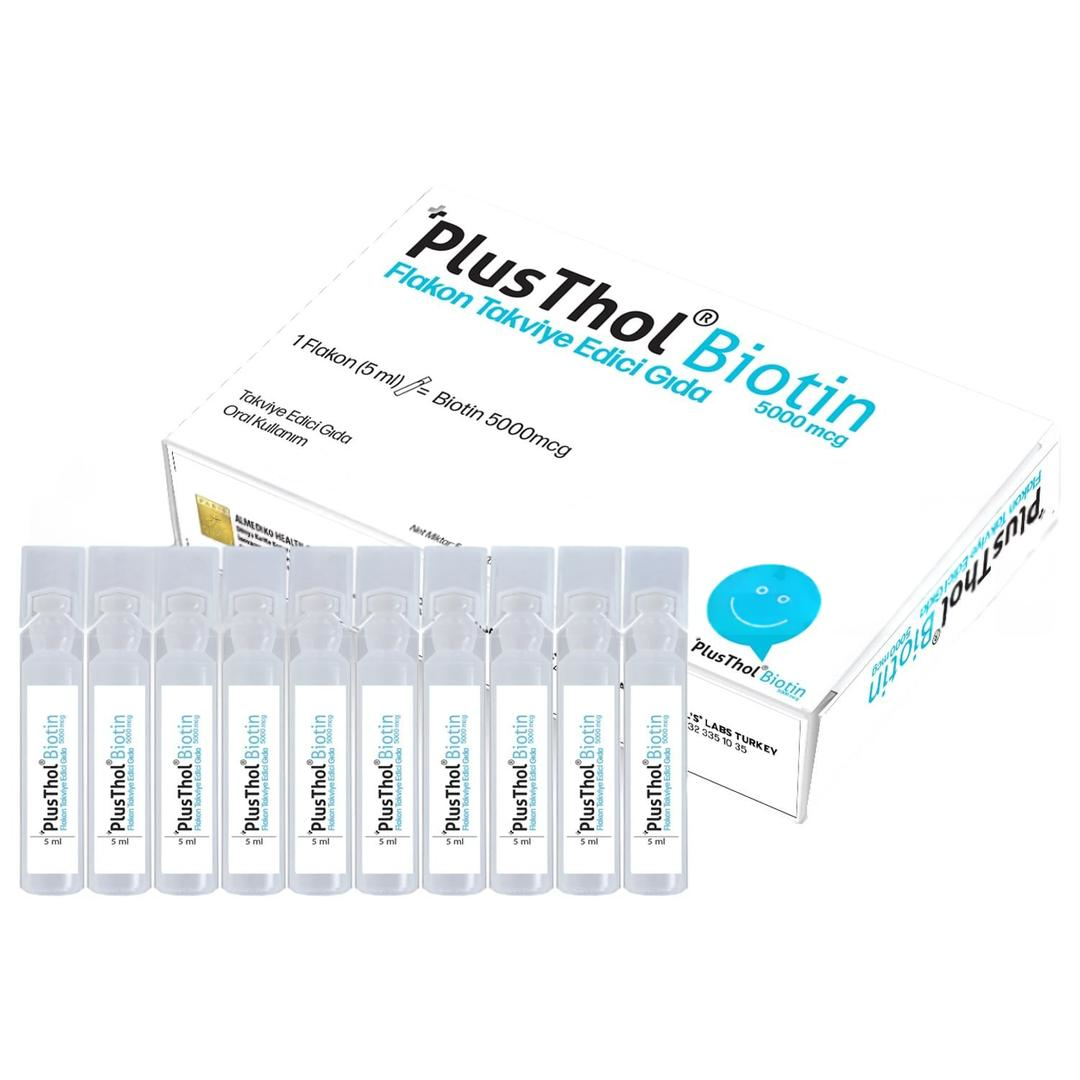 Plusthol Biotin Pt2 Flakon Takviye Edici Gıda 5 ml 30 Adet