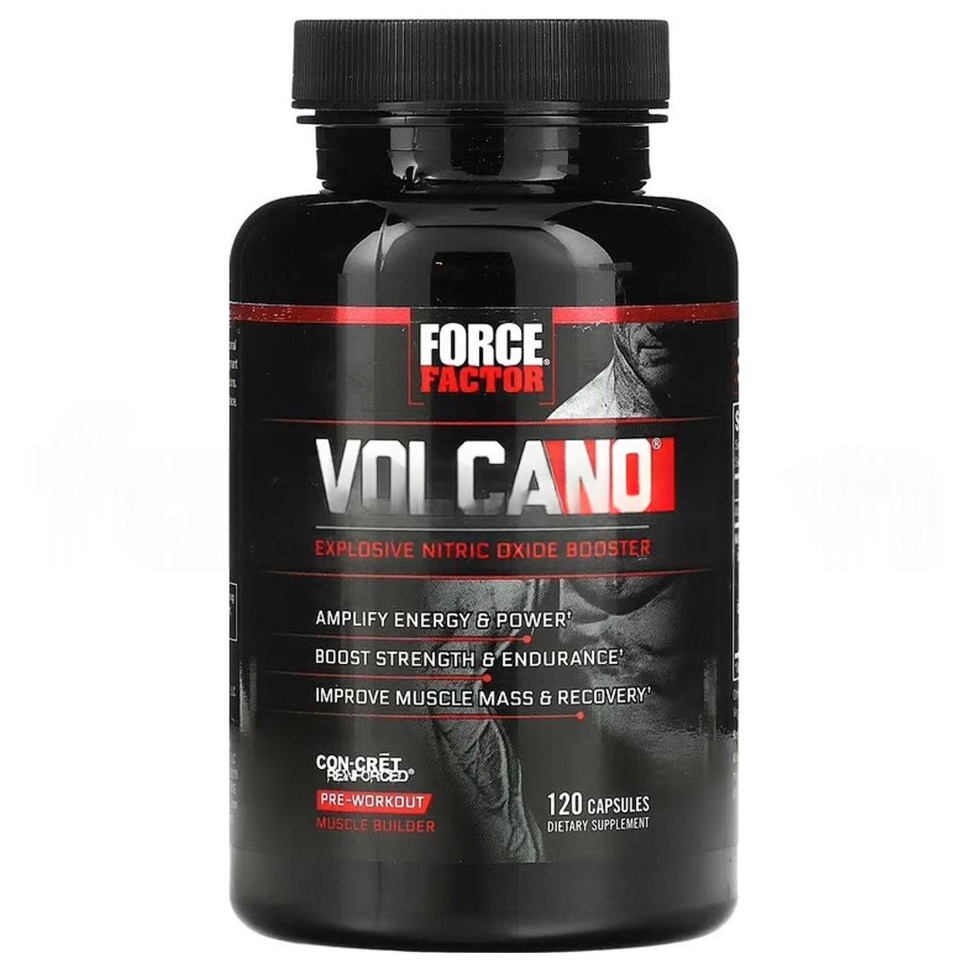Force Factor Volcano Explosive Nitric Oxide Booster 120 Capsules - İthal