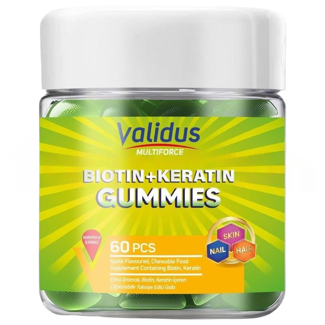 Validus Biotin Keratin 60 Gummies