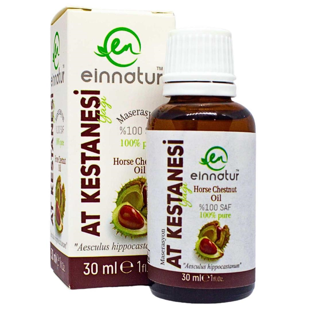 Einnatur At Kestanesi Yağı %100 Saf Soğuk Sıkım Zeytinyağında Maserasyon 30 ml