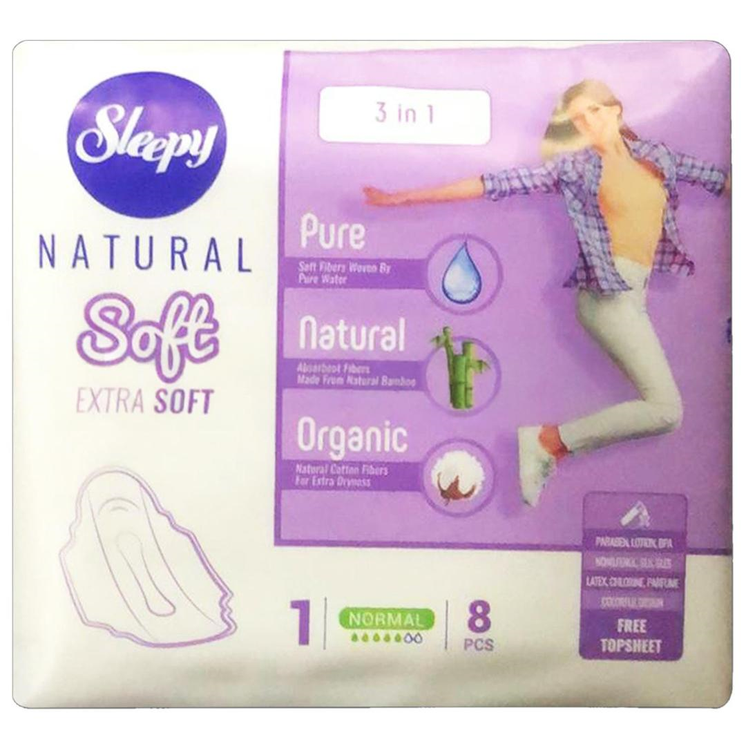 Sleepy Natural Soft Hijyenik Ped 8'li