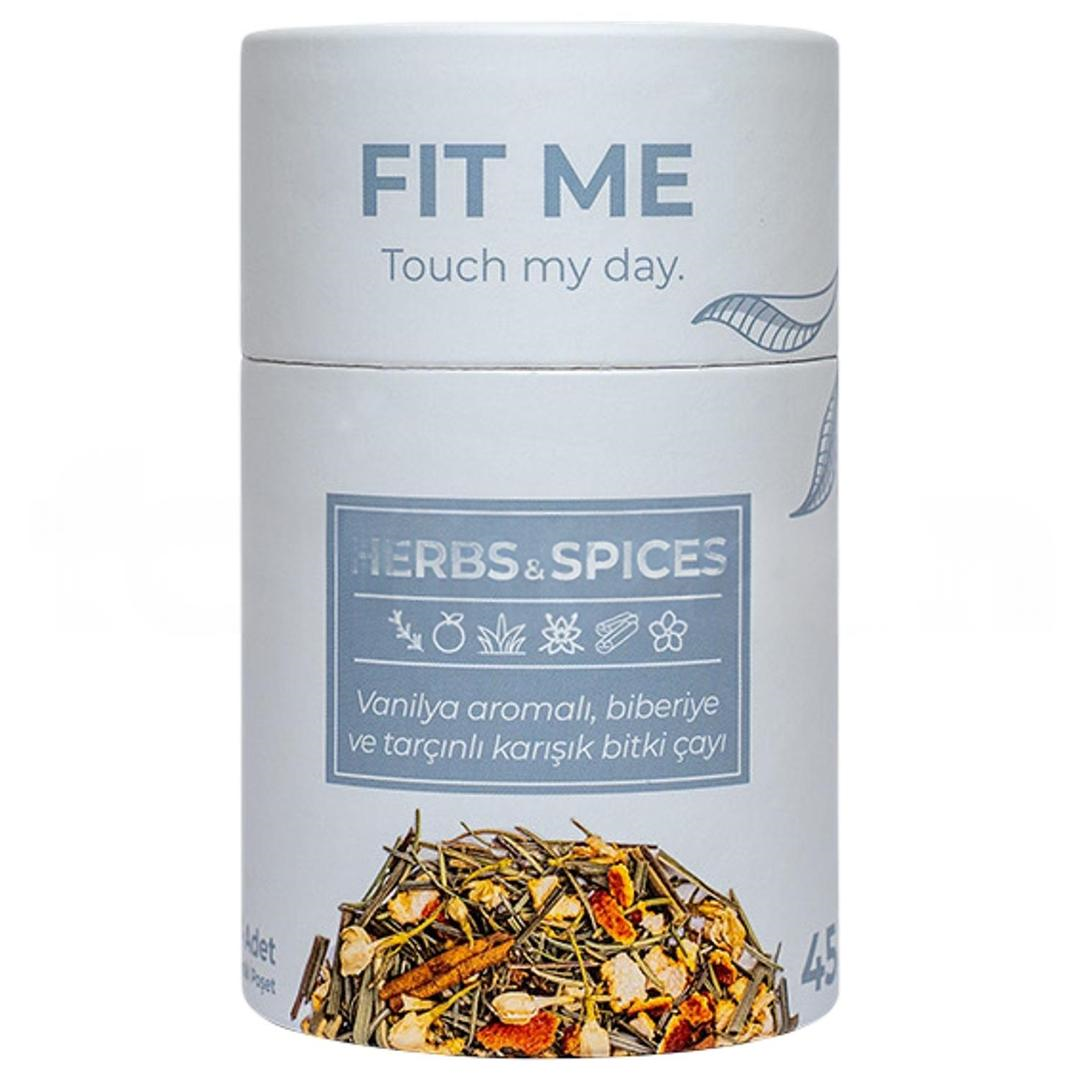 Teagro Fit Me Herbs and Spices Vanilla Aromalı Biberiye ve Tarçınlı Karışık Doğal Bitki Çayı 24 Demlik 45 gr