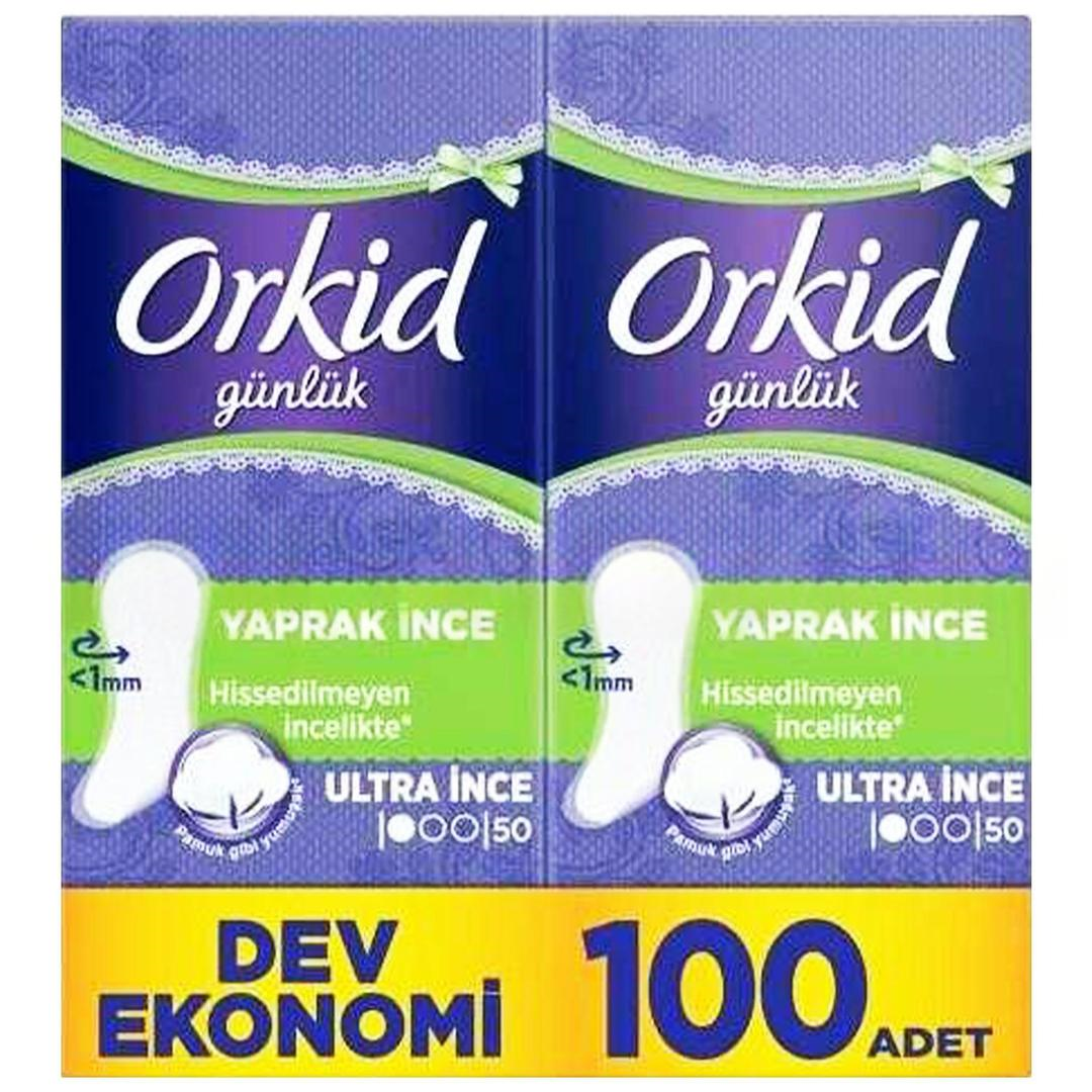 Orkid Günlük Hijyenik Ped Yaprak 100'lü
