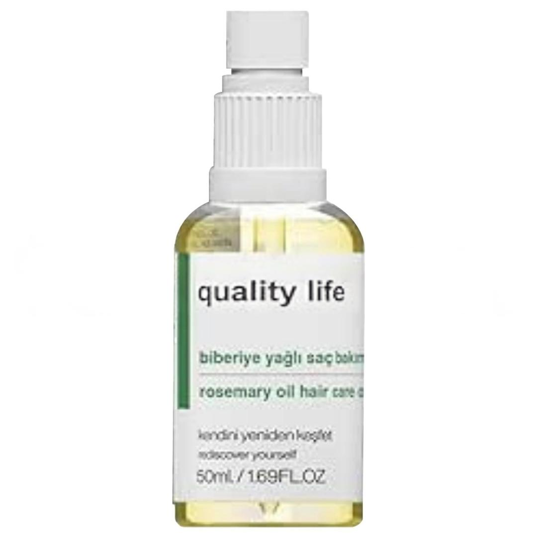 Quality Life Biberiye Yağı Complex Dökülen Yıpranmış Ve Yanmış Saçlar İçin Hızlı Saç Uzatma 50 ml