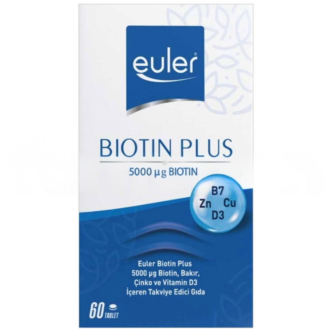 Euler Biotin Plus 5000 mcg 60 Tablet