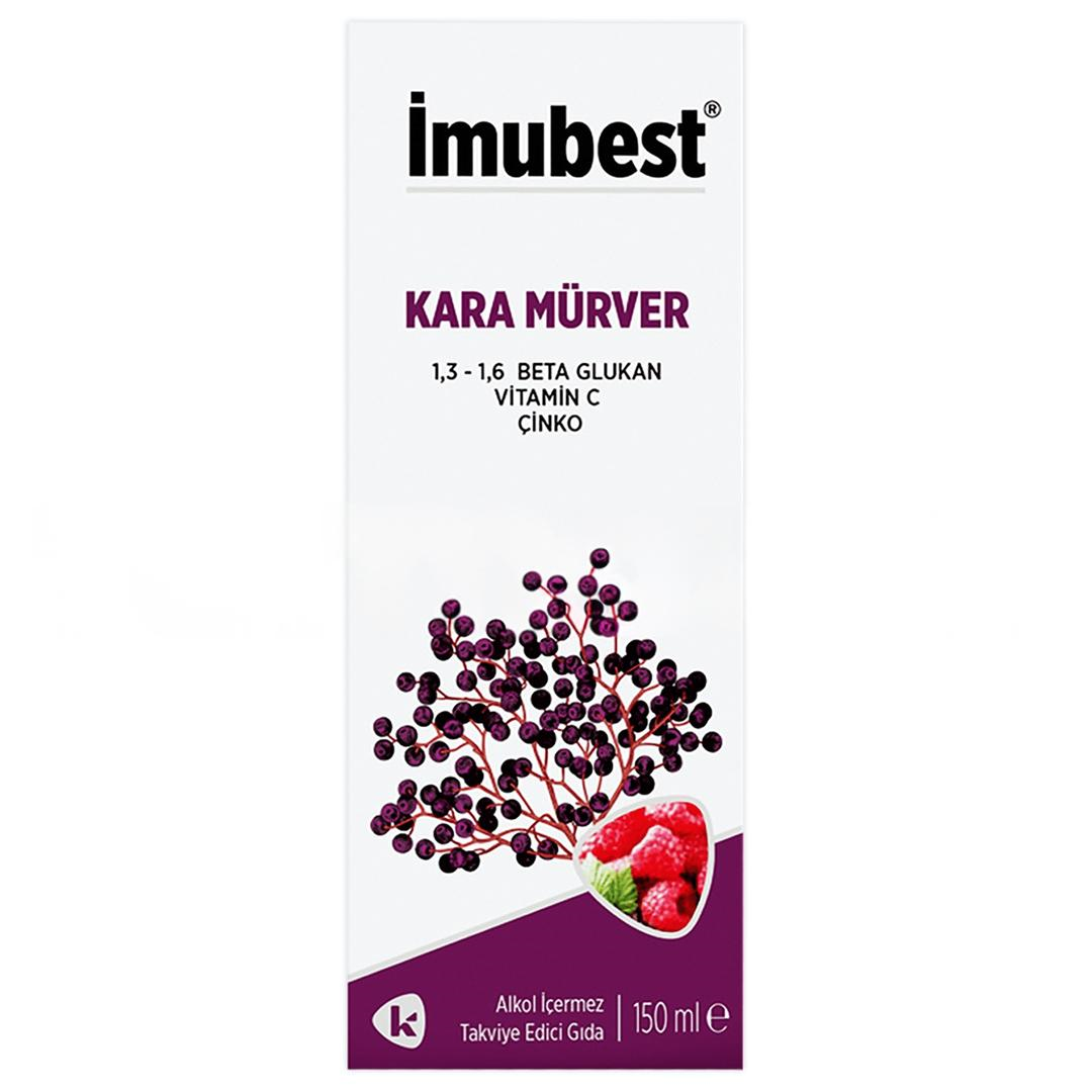 İmubest Sambucus Nigra, Beta Glukan, Vitamin C & Çinko Şurup 150 ml