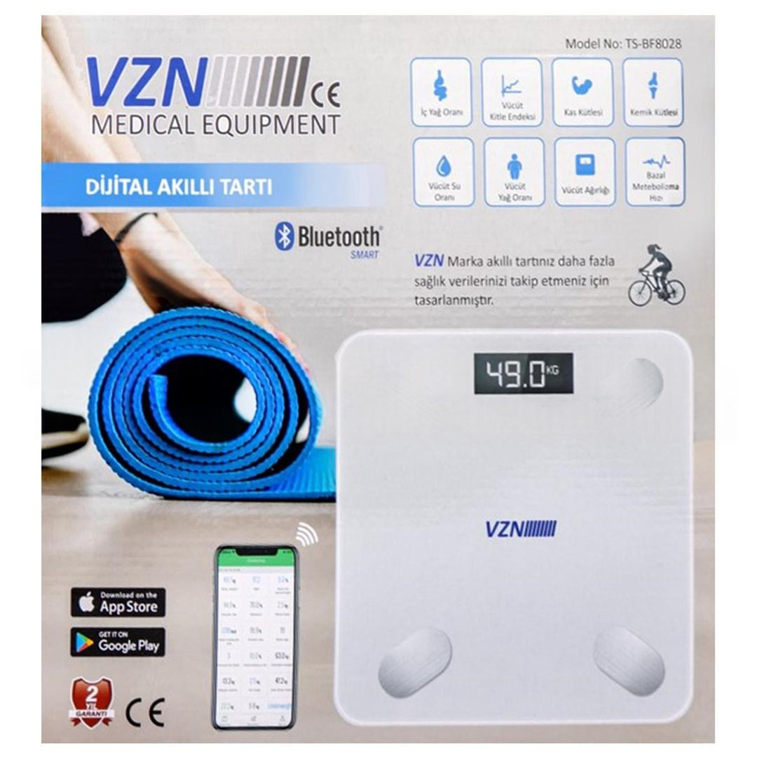 VZN Baskül Cam Dijital Akıllı Tartı