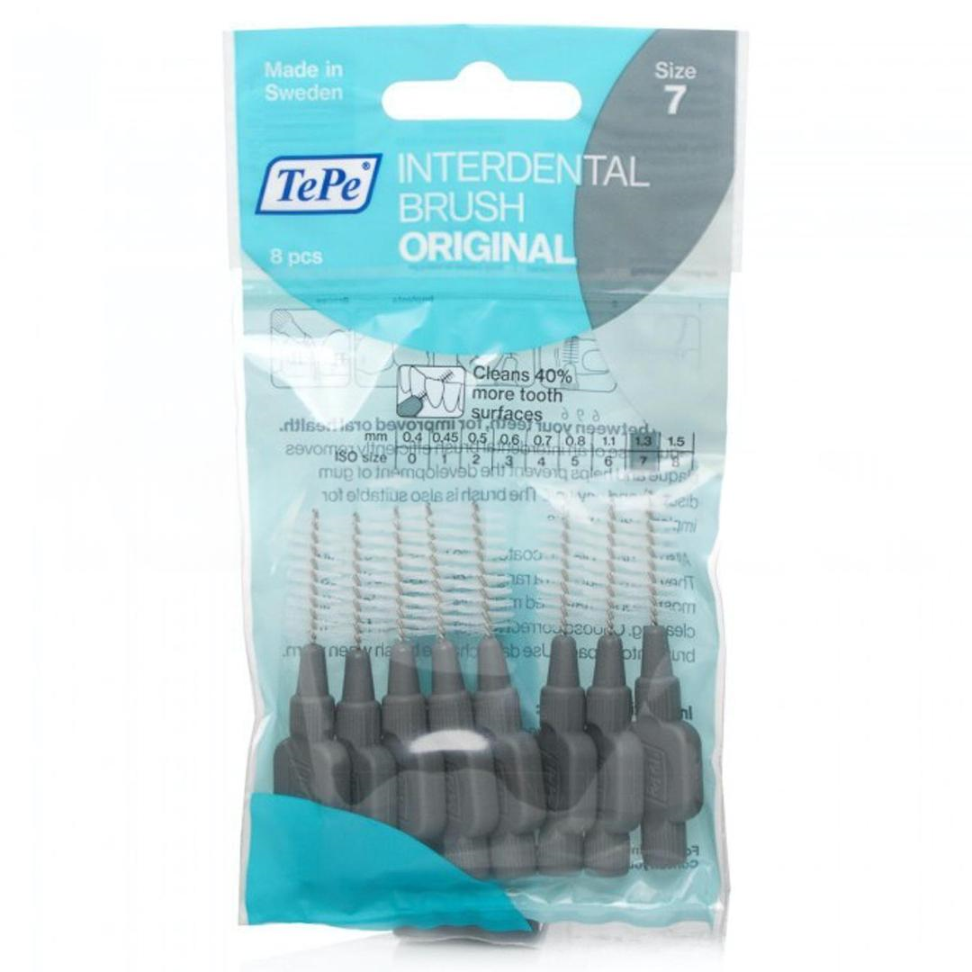 Tepe Arayüz Fırçası Gri 1,3 mm Size 7 - 8'li Paket