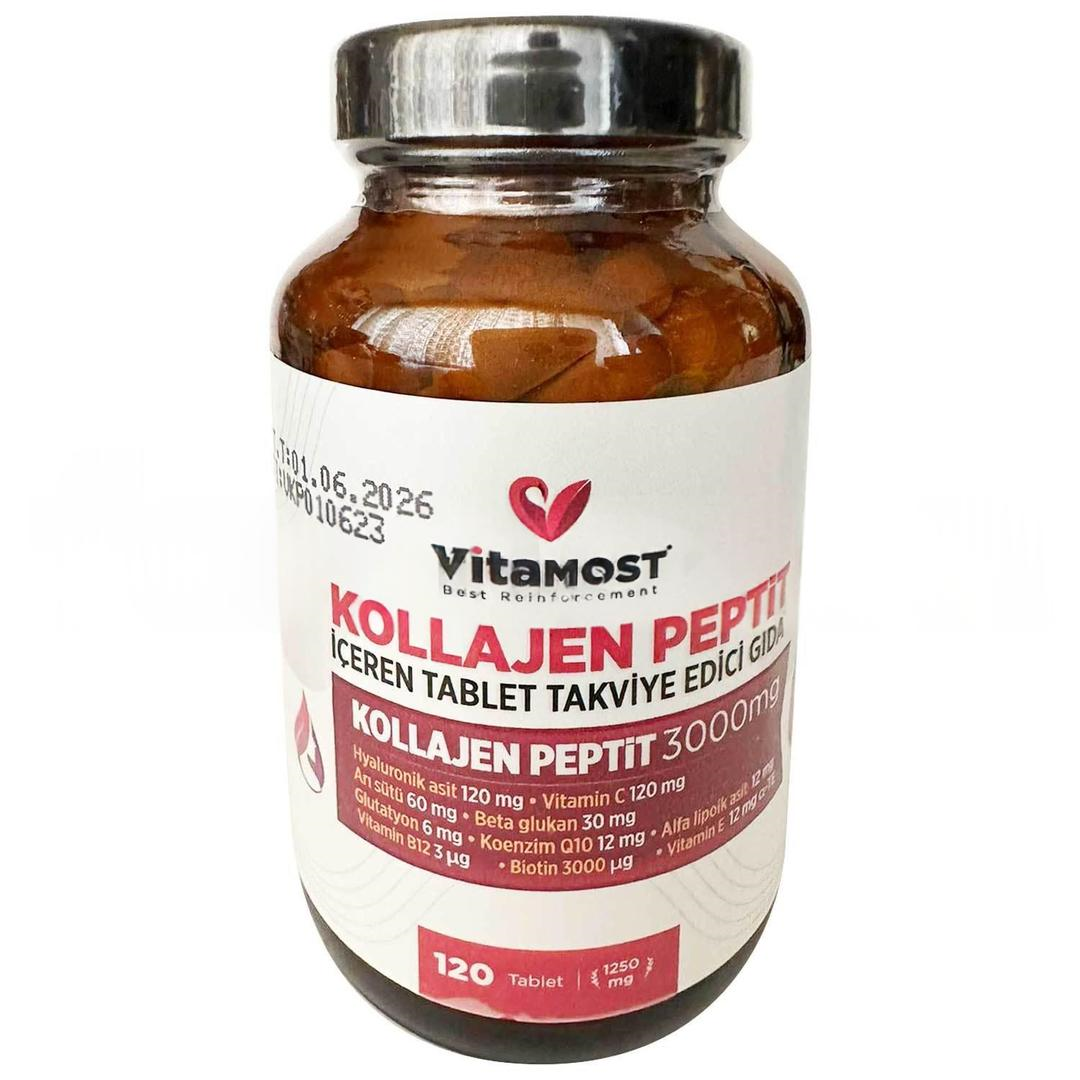 Vitamost Kollajen Peptit 120 Tablet