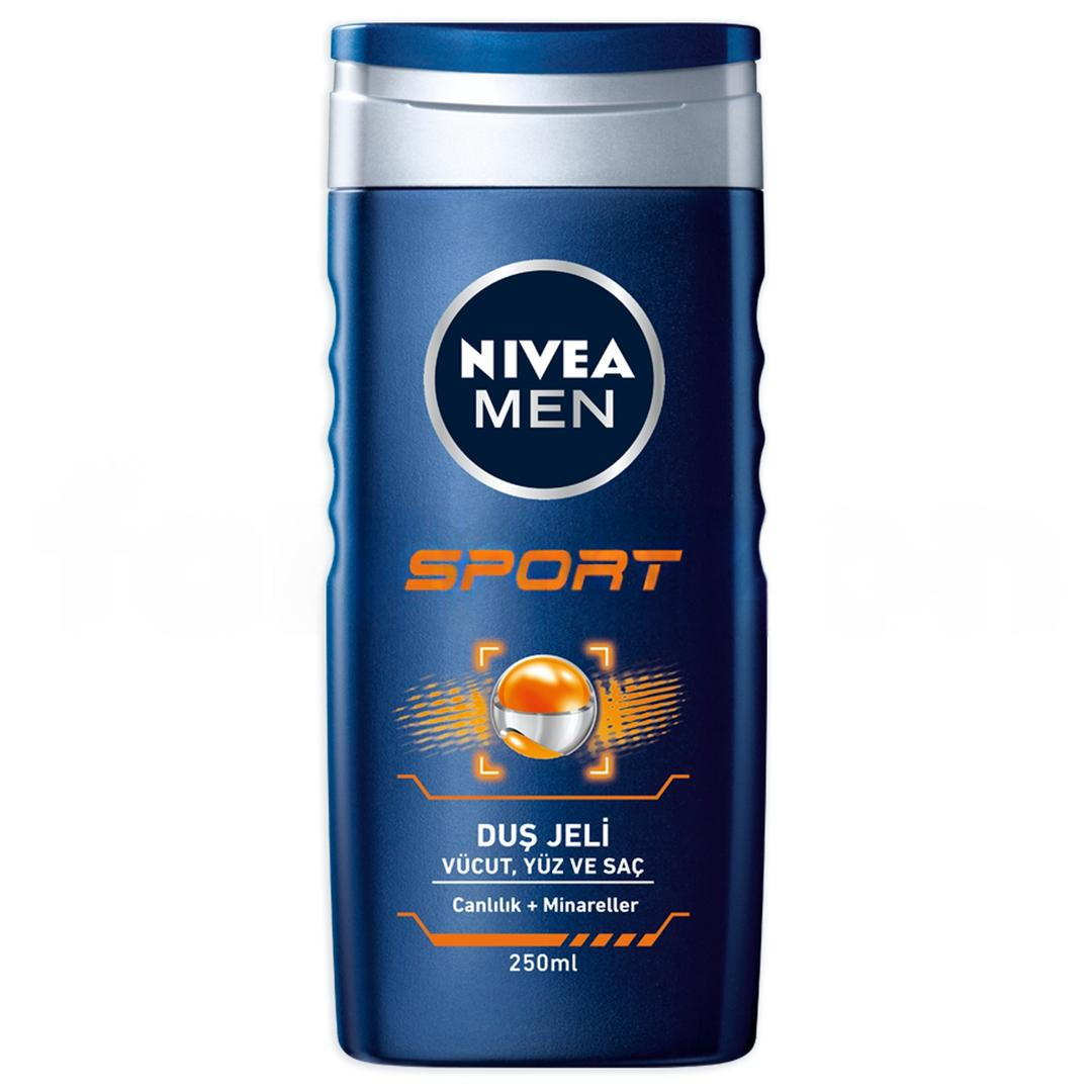 Nivea Sport Duş Jeli Vücut Yüz Saç 250 ml