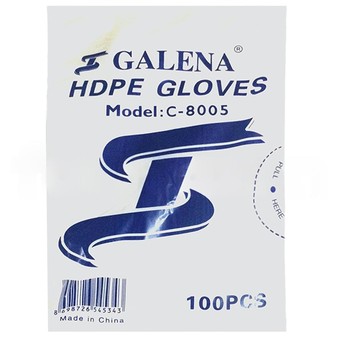 Galena Şeffaf Poşet Eldiven 100'lü