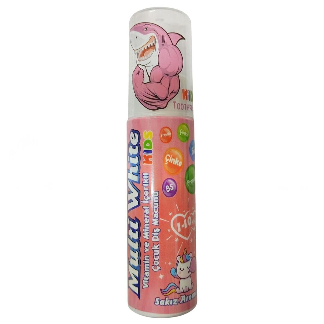 Multi White Diş Macunu Çocuklar İçin Sakiz Aromalı 50 ml