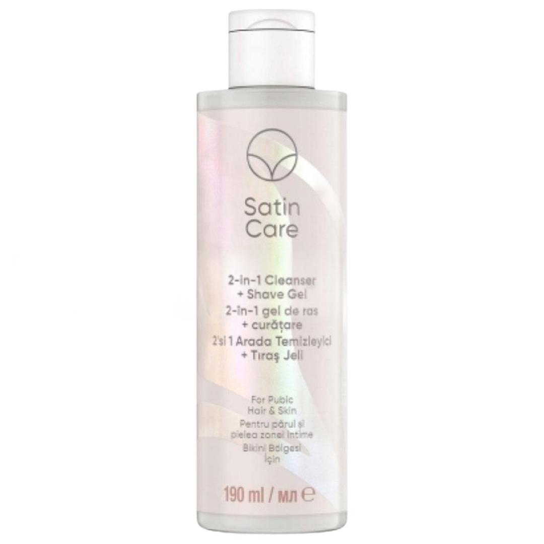 Venüs Satin Care 2 in 1 Cleanser + Shave Gel 190 ml