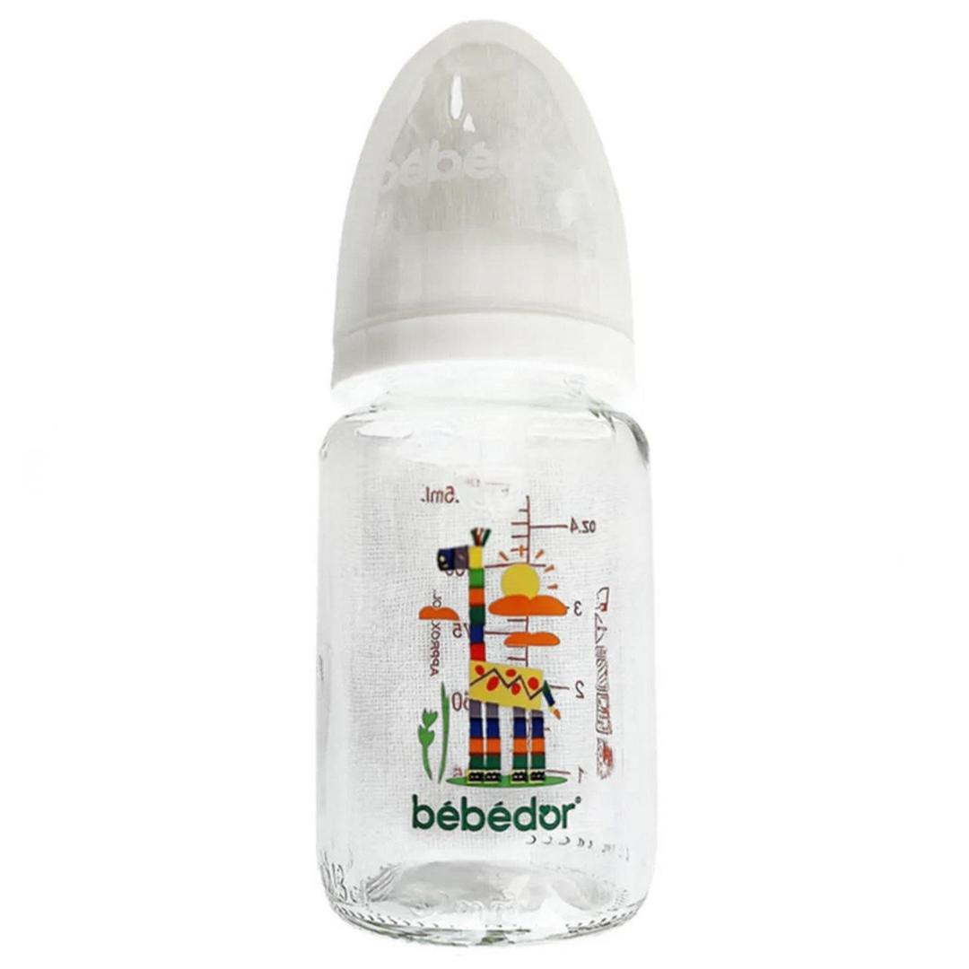 Bebedor Desenli Cam Biberon 0+ Ay 125 ml - Sevimli Zürafa