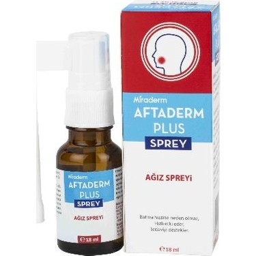 AFTADERM PLUS 18 ML SPREY MIRADERM