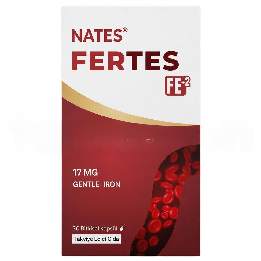 Nates Fertes Demir 30 Kapsül