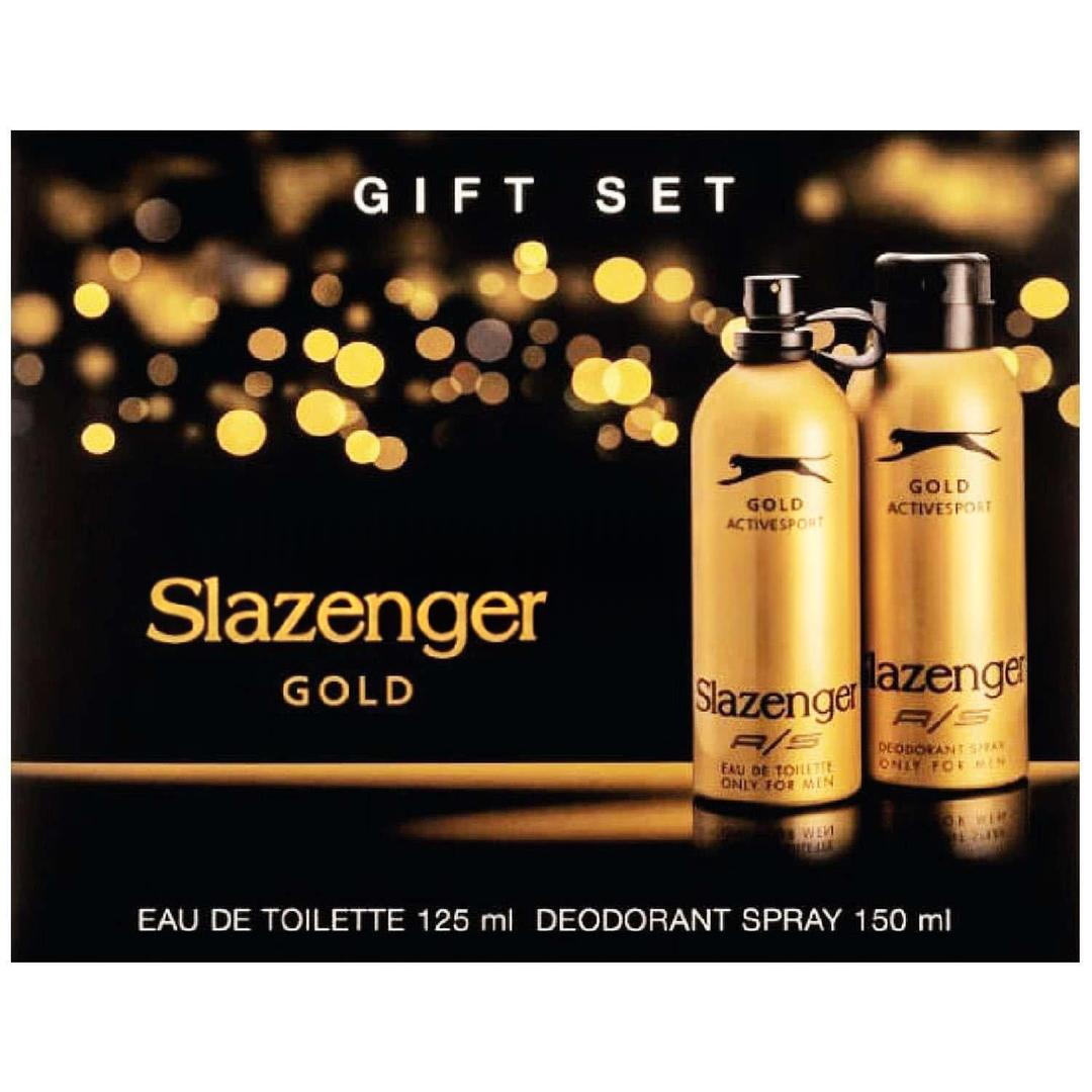 Slazenger Parfüm Gold Edt 125ml & 150ml Erkek Deodorant Kofre Set