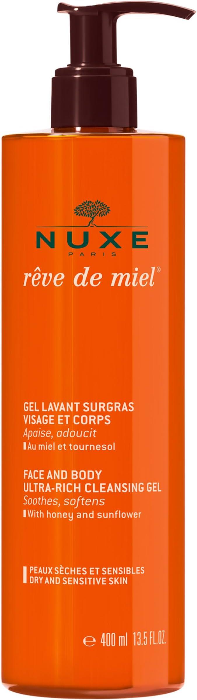 Nuxe Reve De Miel Gel Lavant Surgras 400 ml Hassas Yüz Ve Vücut Yıkma Jeli