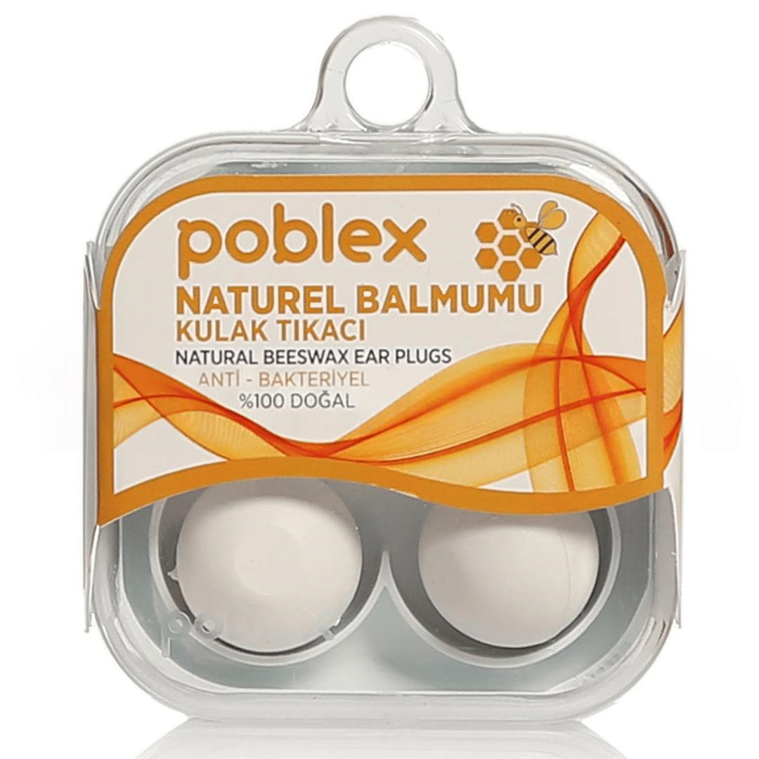 Poblex Naturel Balmumu 4 lü Kulak Tıkacı