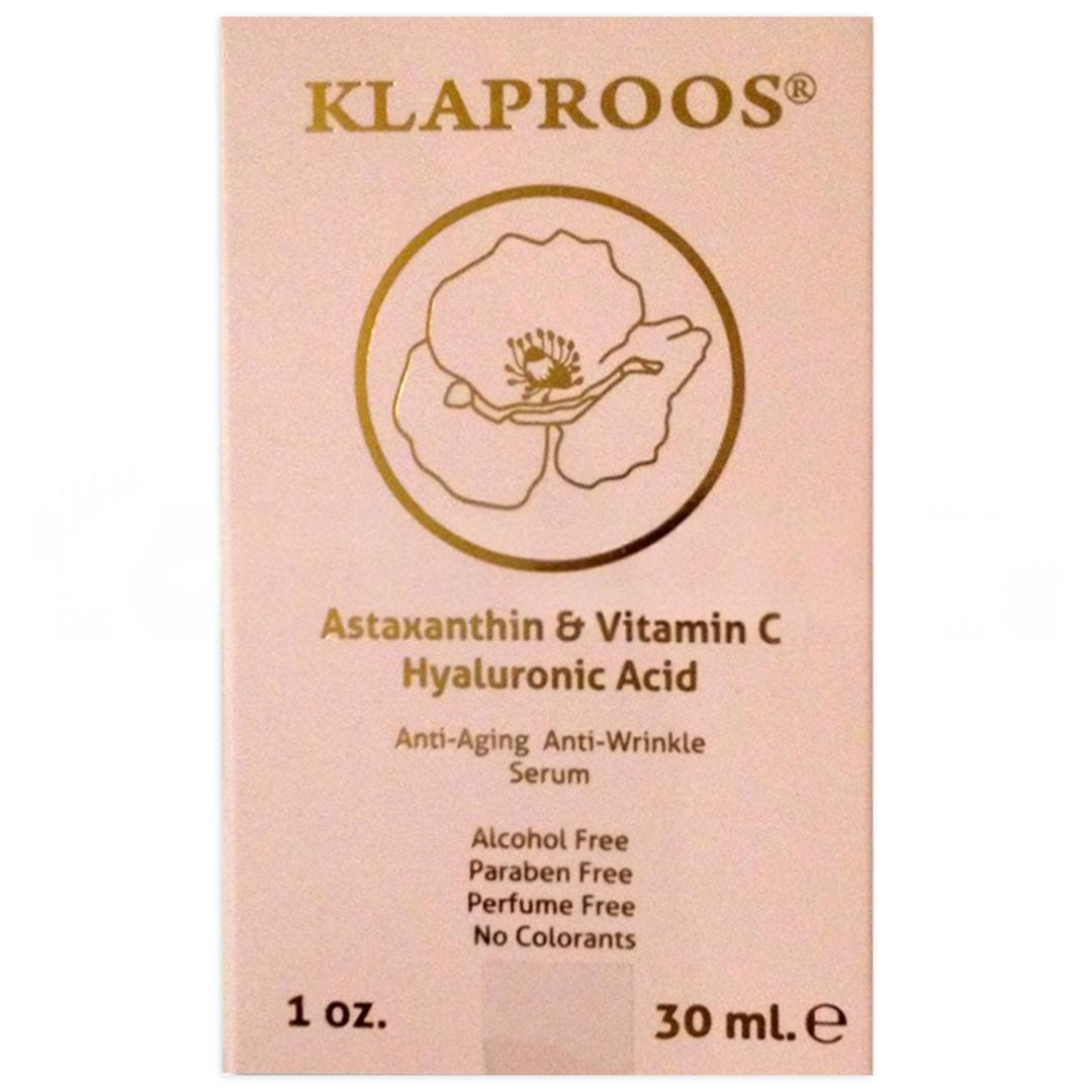 Klaproos Astaxanthin & Vitamin C Hyaluronic Acid Serum 30 ml