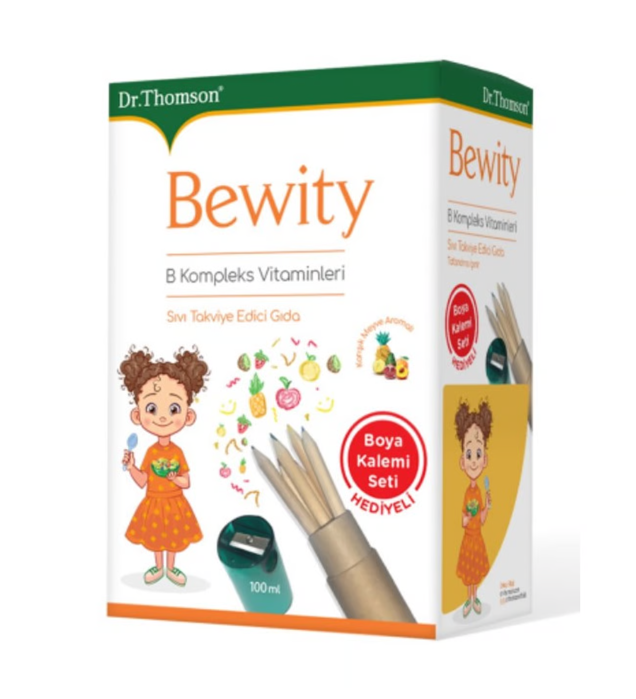 DR.THOMSON BEWITY SURUP 100 ML BOYA KALEMI SETI HEDIYELI