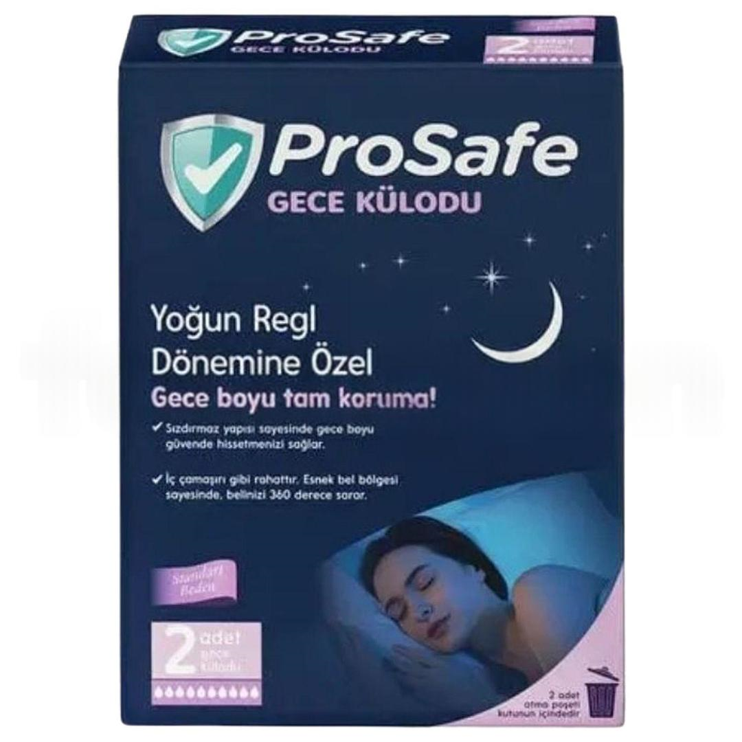 Prosafe Gece Külodu Yoğun Regl Dönemine Özel Gece Boyu Tam Koruma 2'li