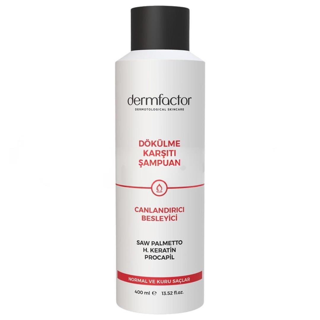 Dermfactor Dökülne Karşıtı Canlandırıcı Besleyici Kuru ve Normal Saçlar İçin Şampuan 400 ml