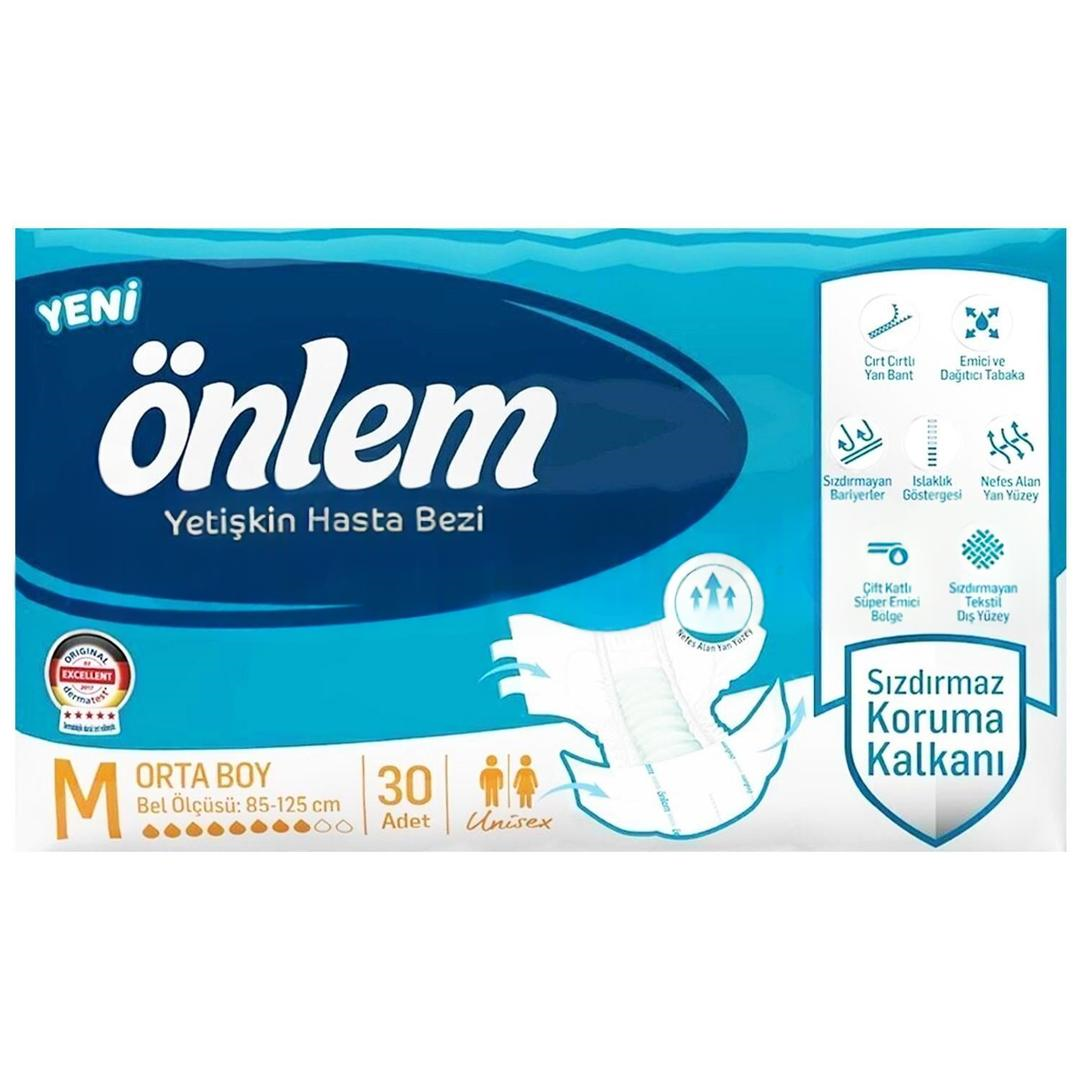 Önlem Hasta Bezi Medium 30'lu